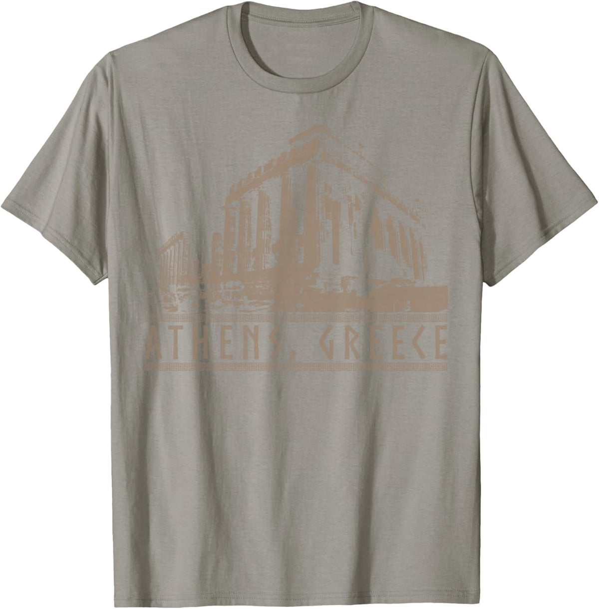 Athens, Greece Parthenon Acropolis Greek Mythology Athenian T-Shirt - Slate Grey