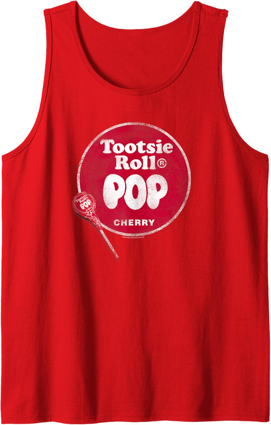 Tootsie Roll Pop Logo Tank Top - Red