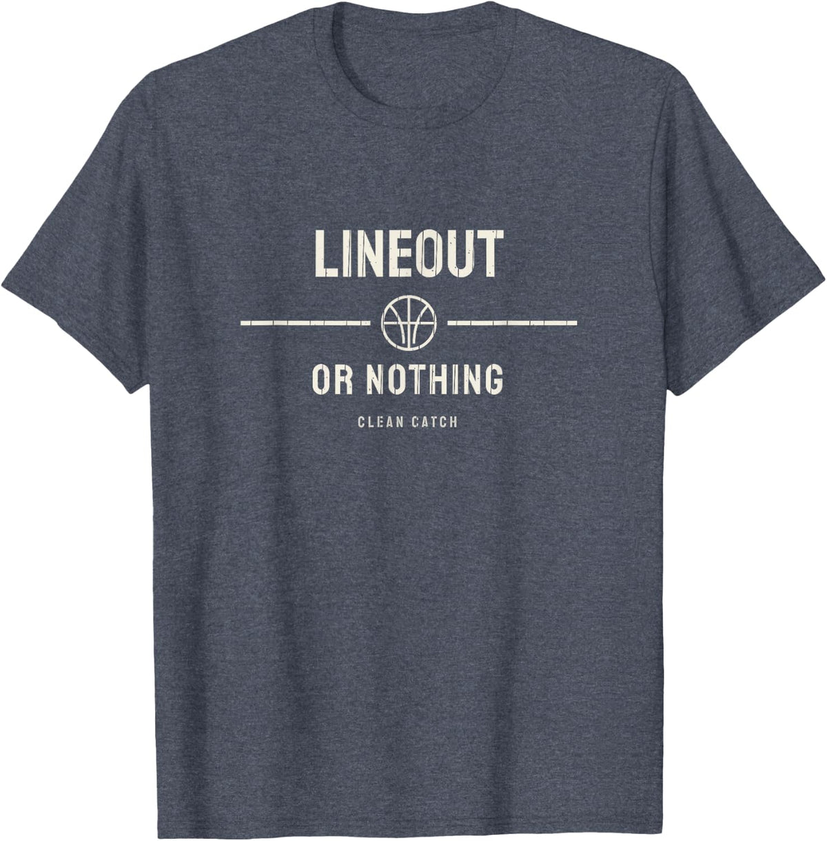 Rugby Rugby Club Forward Ruck Lineout Funny Rugby Player T-Shirt - Heather Blue