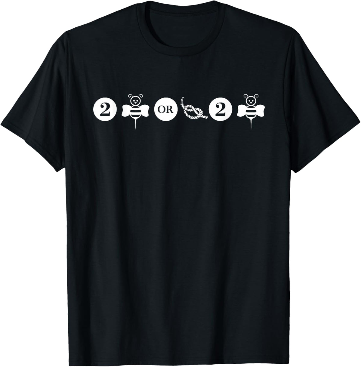 Hamlet To Be or Not To Be (Buzzing Bee) Shakespeare Gift T-Shirt - Black