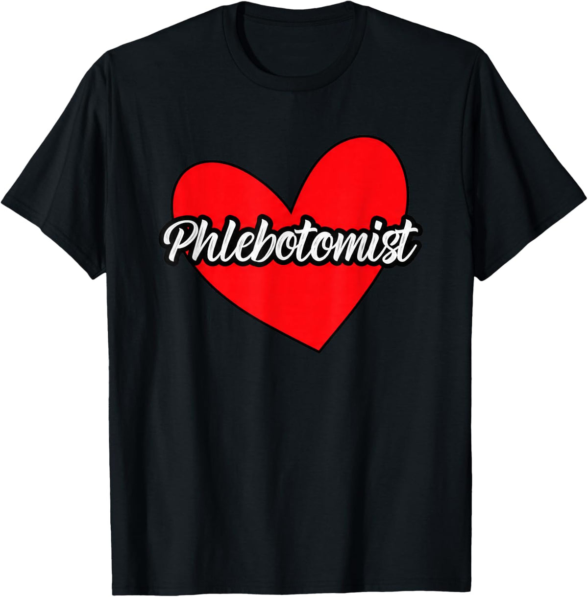 Phlebotomy Nurse Medical Worker Blood Draw Phlebotomist T-Shirt - Black