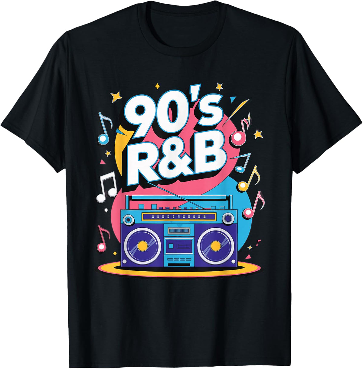 90's R&B T-Shirt - Black