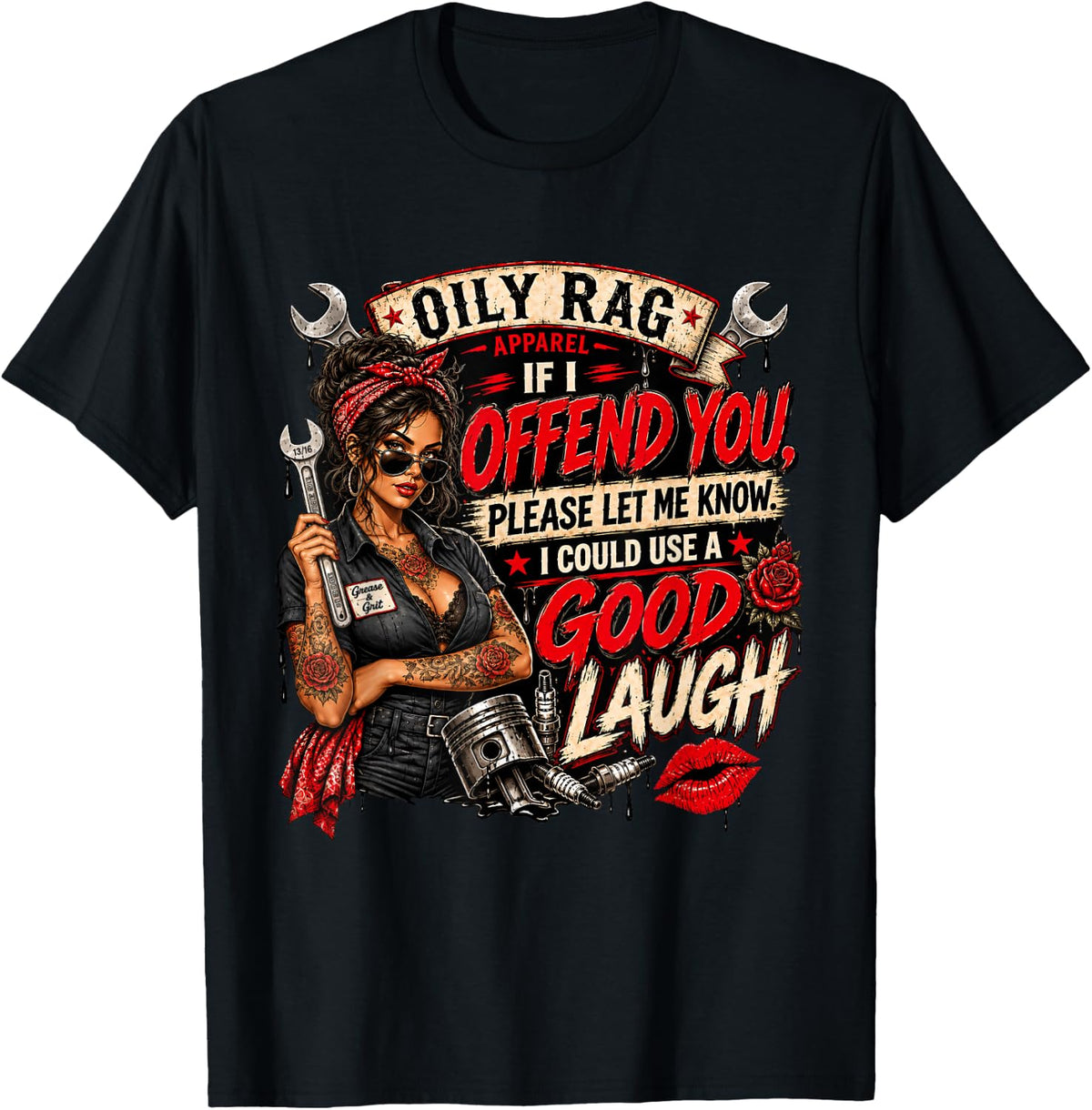 If I Offend You Please Let Me Know I Could Use A Good Laugh T-Shirt - Black