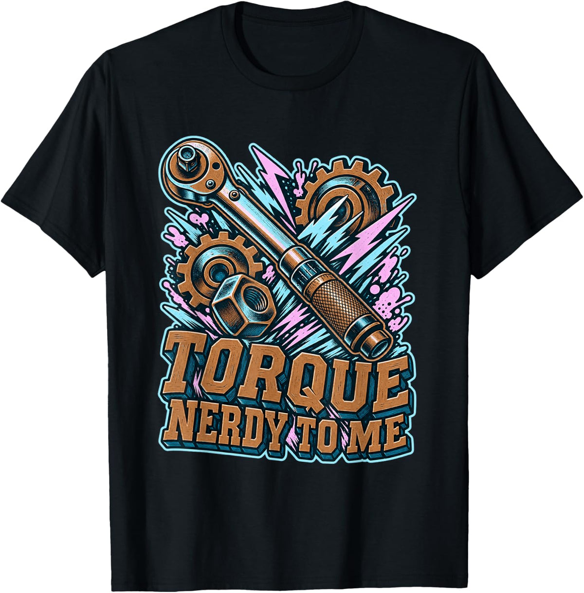 Torque Nerdy to Me Art T-Shirt - Black
