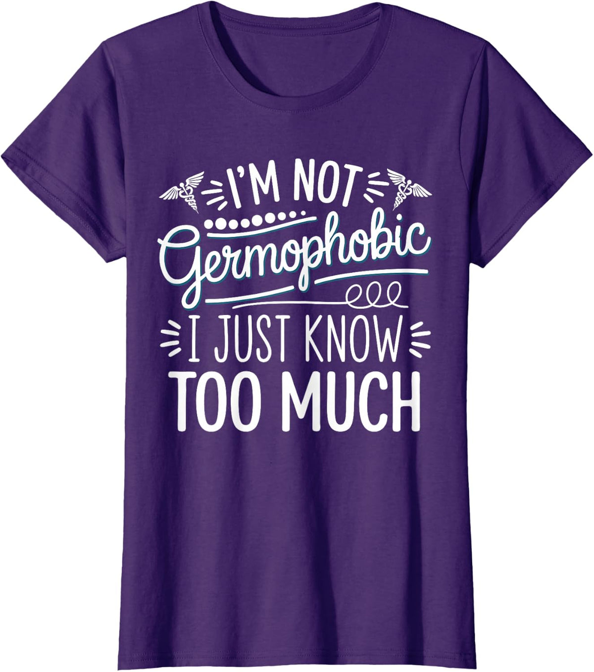 Infection Control Disinfect Germs Infection Control Nurse T-Shirt - Purple