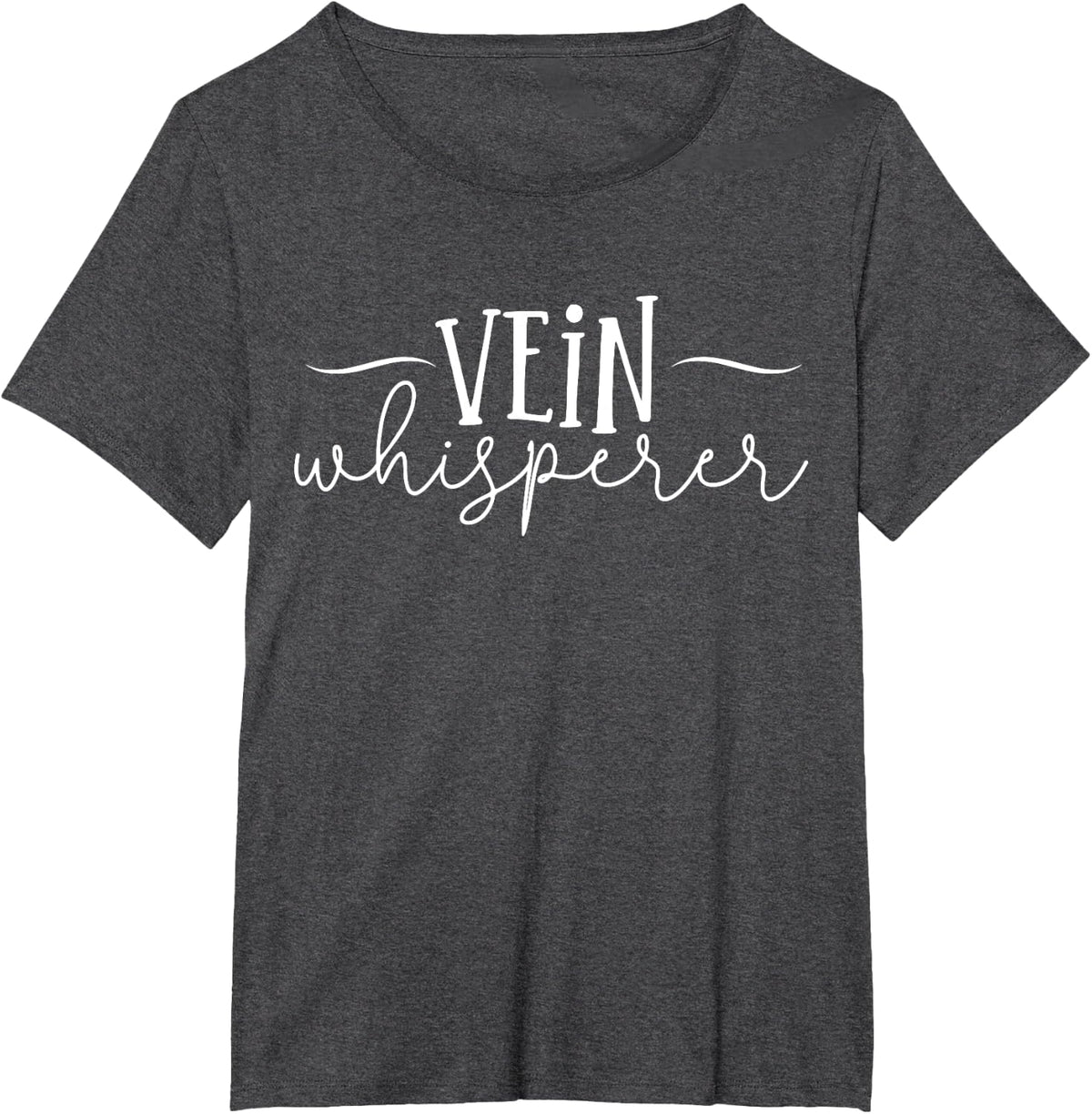 Vein Phlebotomist Phlebotomy Nurse RN T-Shirt - Dark Heather Grey