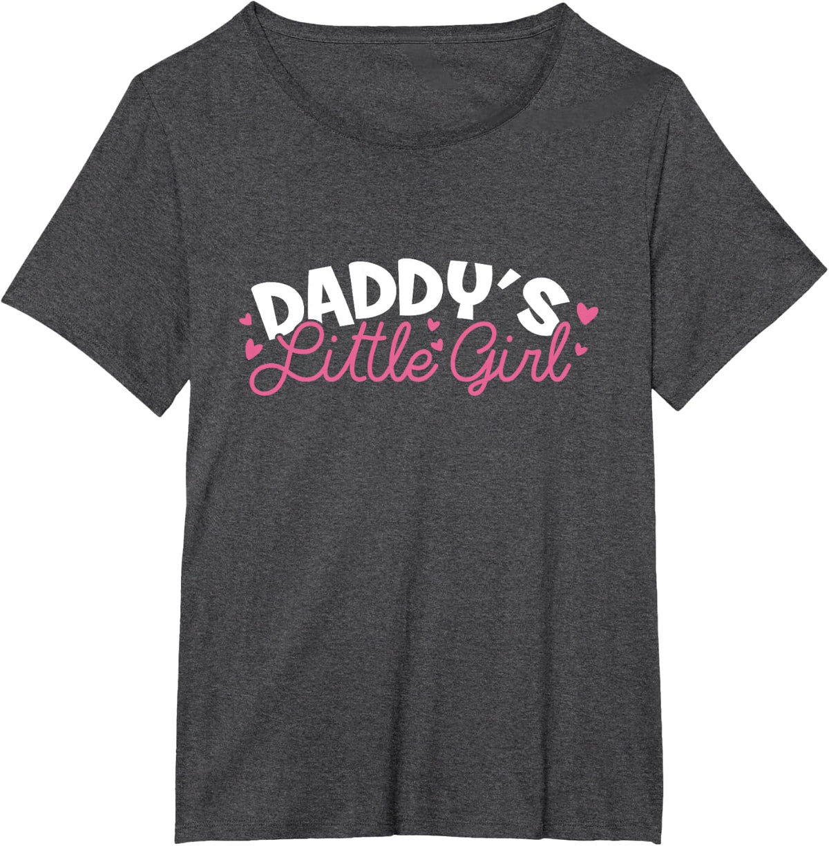 Daddy's Little Girl T-Shirt - Adult & Youth Sizes Available - Dark Heather Grey