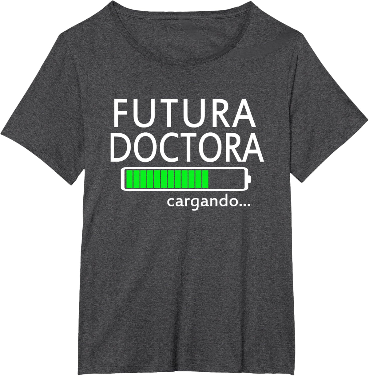 Futura Doctora Cargando Spanish Future Female Doctor Loading T-Shirt - Dark Heather Grey