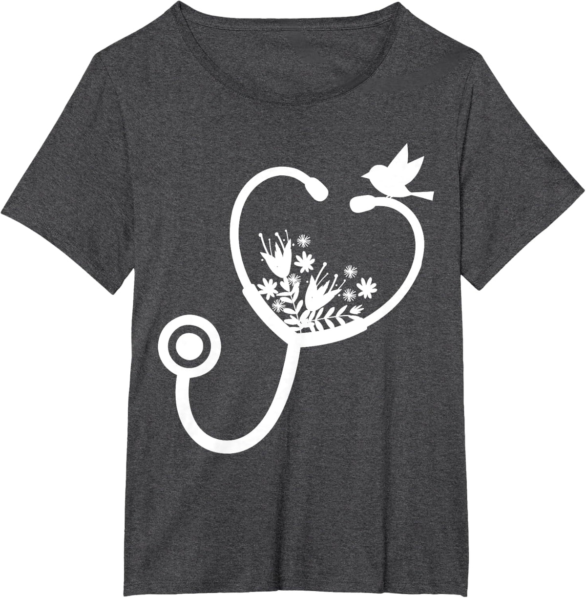 RN LVN NP Nurse Life Practitioner Cool Nursing Graduate Gift T-Shirt - Dark Heather Grey
