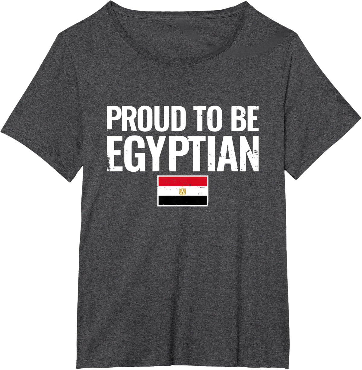 Proud To Be Egyptian Vintage Flag Egypt T-Shirt - Dark Heather Grey