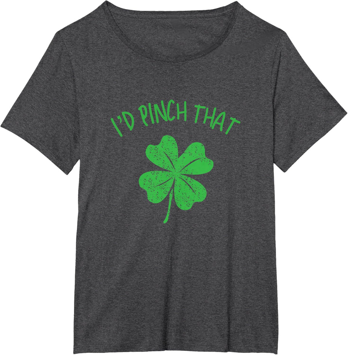 I’d Pinch That - Funny St. Patricks Day T-Shirt - Dark Heather Grey