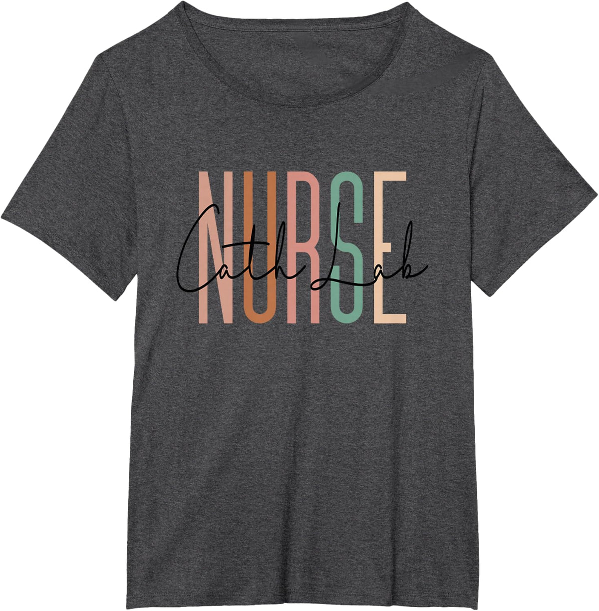 Cath Lab Nurse Catheter Laboratory Nurse Graduation T-Shirt - Dark Heather Grey