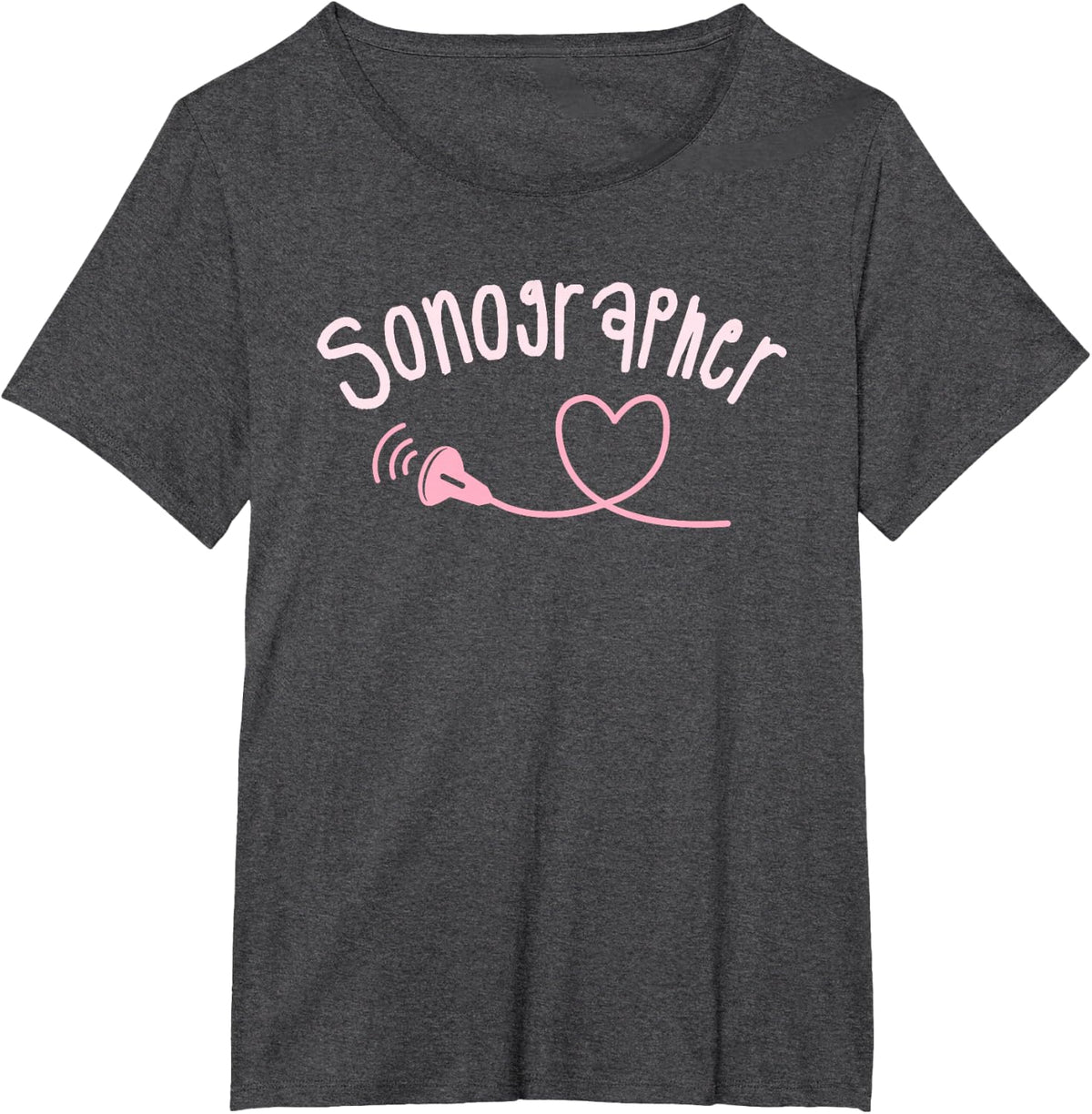 Sonographer Ultrasound Tech Sonography Sonographers T-Shirt - Dark Heather Grey