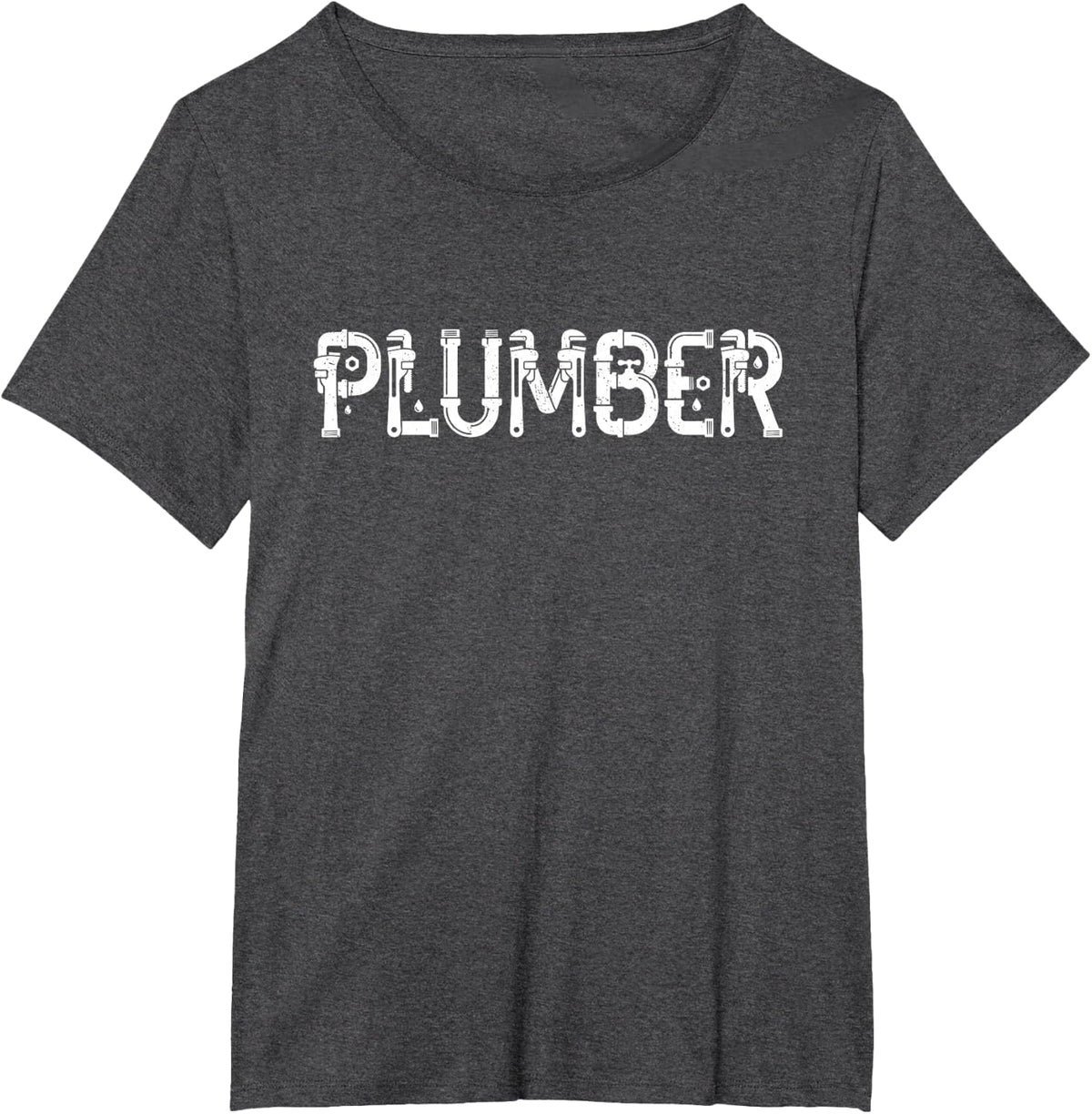 Plumber Plumbing Plumbers Vintage T-Shirt - Dark Heather Grey