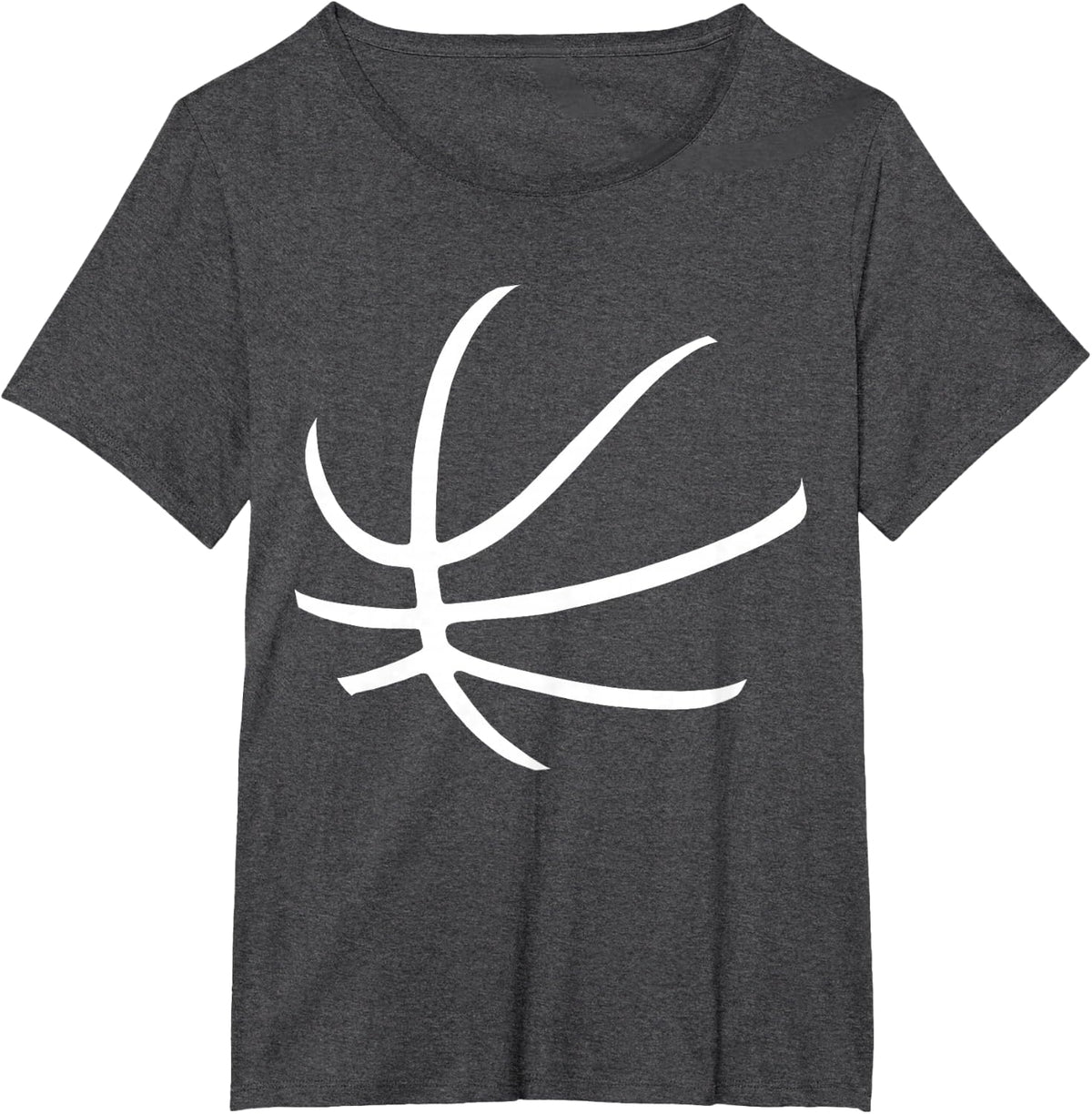 Basketball Silhouette Bball Player Coach Sports Baller Gift T-Shirt - Dark Heather Grey