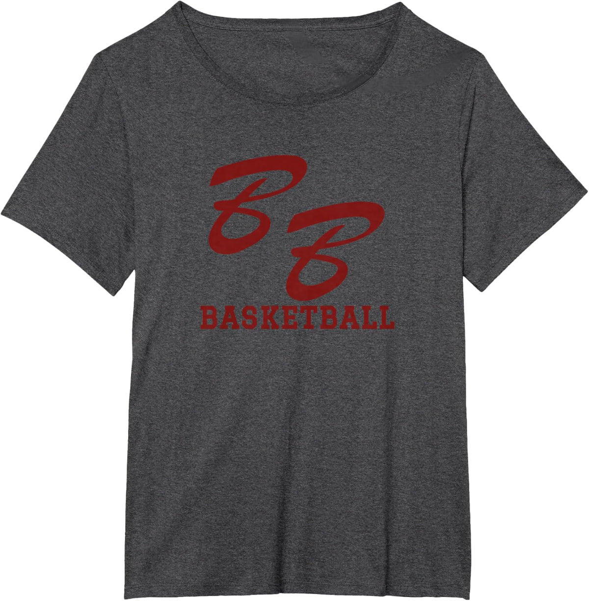 Breaux Bridge High School Tigers Basketball T-Shirt - Dark Heather Grey