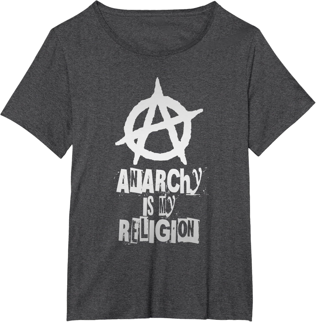 Anarchy sign, chaos, punks, punk rock, anarchy T-Shirt - Dark Heather Grey