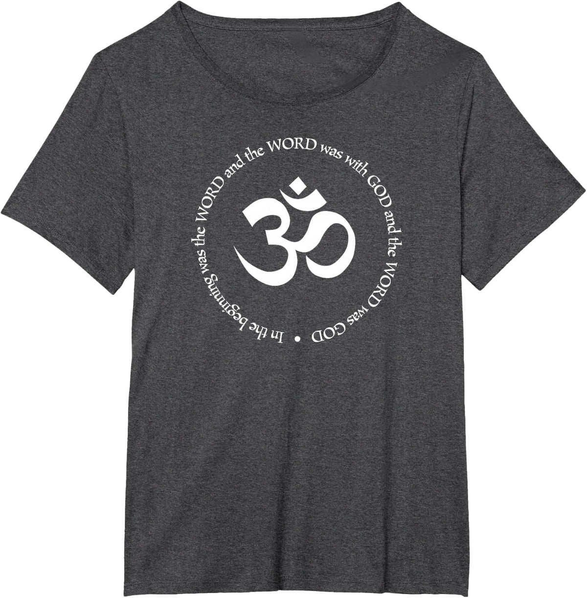 Om Symbol Shirt : Spiritual Quote T Shirt T-Shirt - Dark Heather Grey