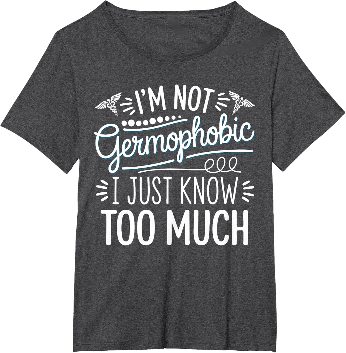 Infection Control Disinfect Germs Infection Control Nurse T-Shirt - Dark Heather Grey