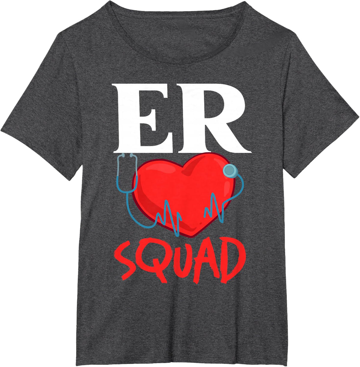 Emergency Room Technician ER Nurse Hospital Department T-Shirt - Dark Heather Grey