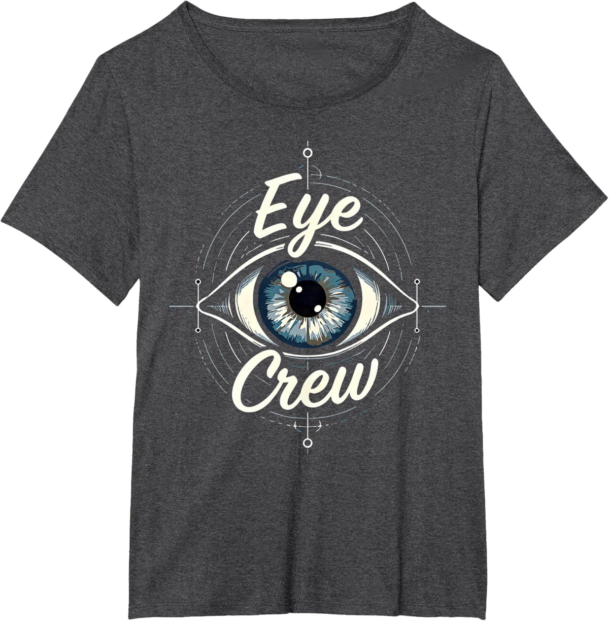 Eye Crew Ophthalmology Eye Doctor T-Shirt - Dark Heather Grey