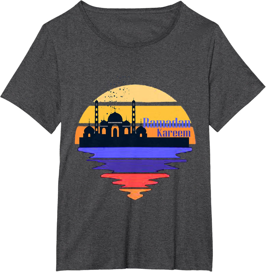 Ramadan T Shirt Rmadan Kareem T-Shirt - Dark Heather Grey