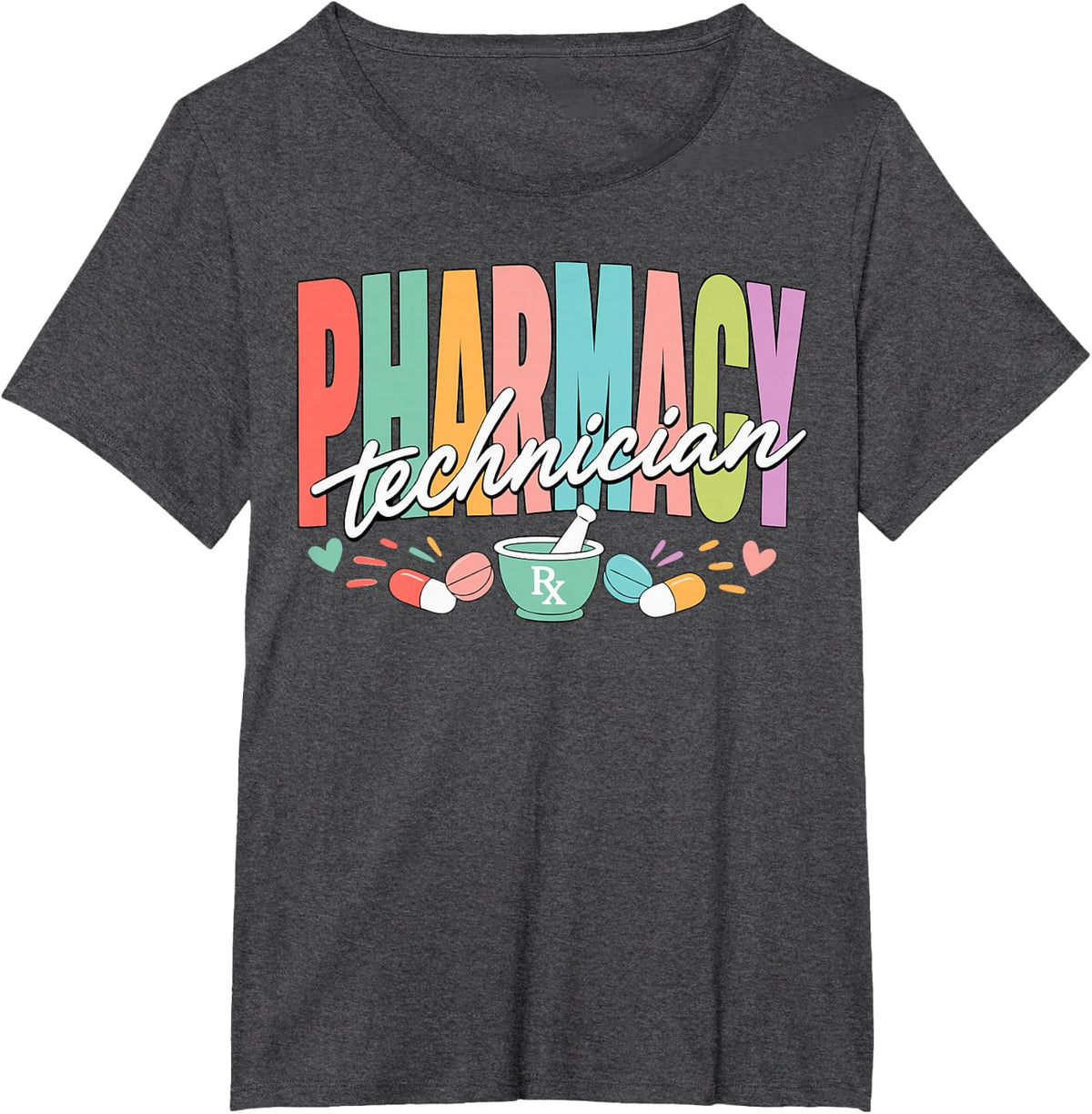 Pharmacy Technician T-Shirt - Dark Heather Grey
