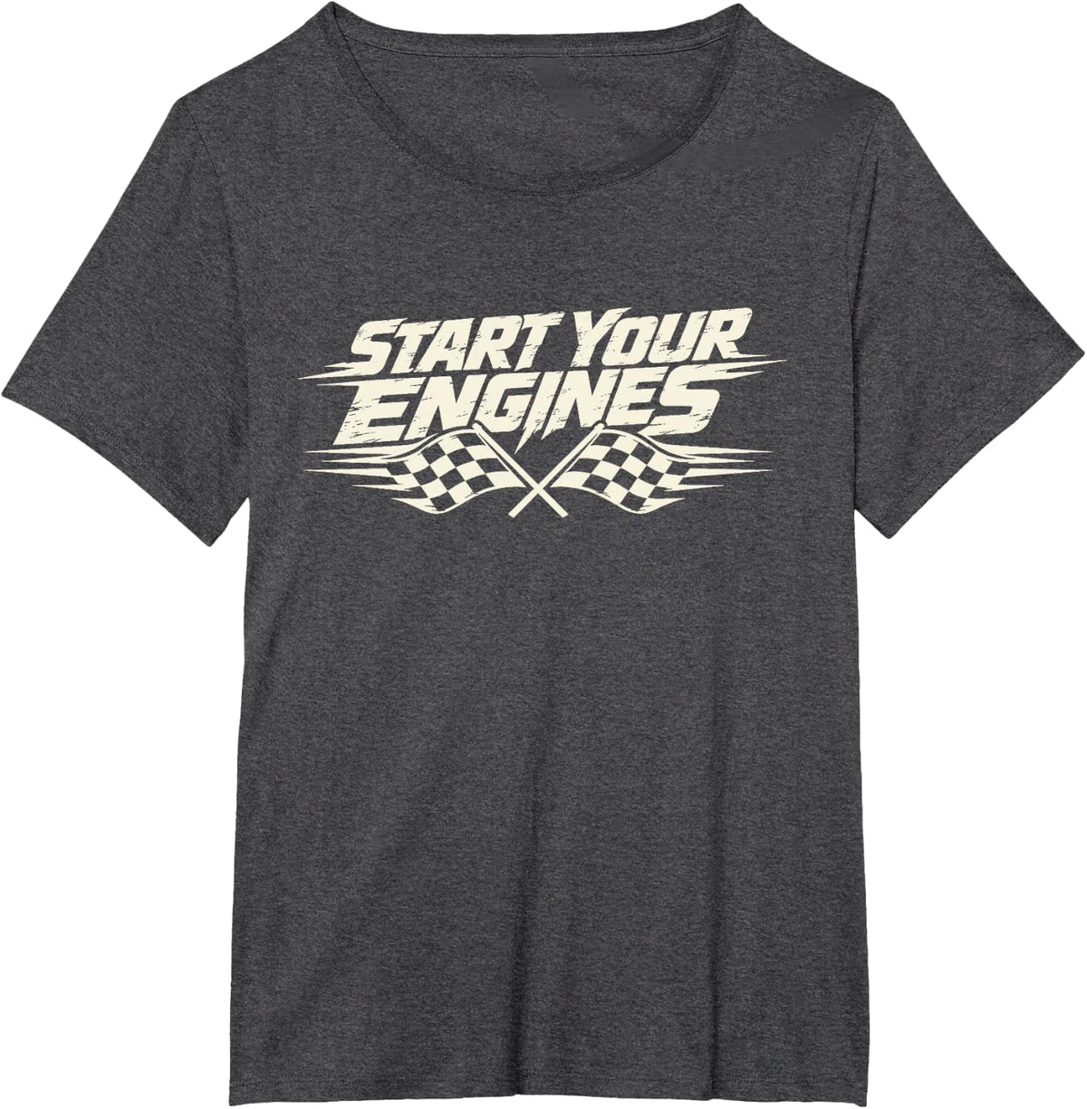 Motorsport Race Day T-Shirt - Dark Heather Grey