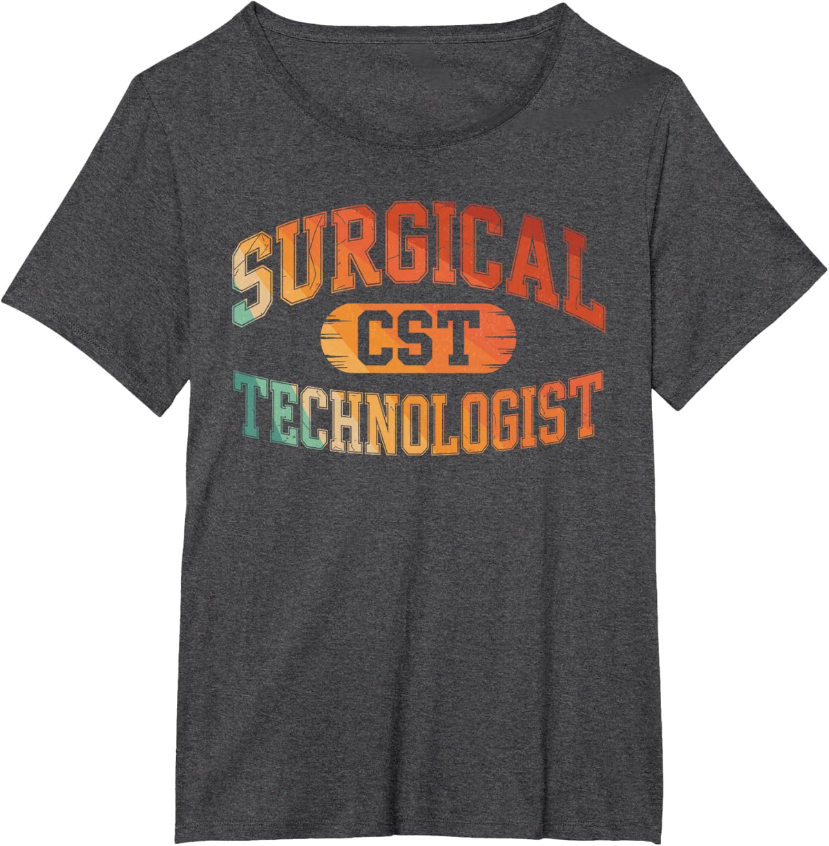 Funny Surgical Tech Art for Men Women Surgical Technologist T-Shirt - Dark Heather Grey