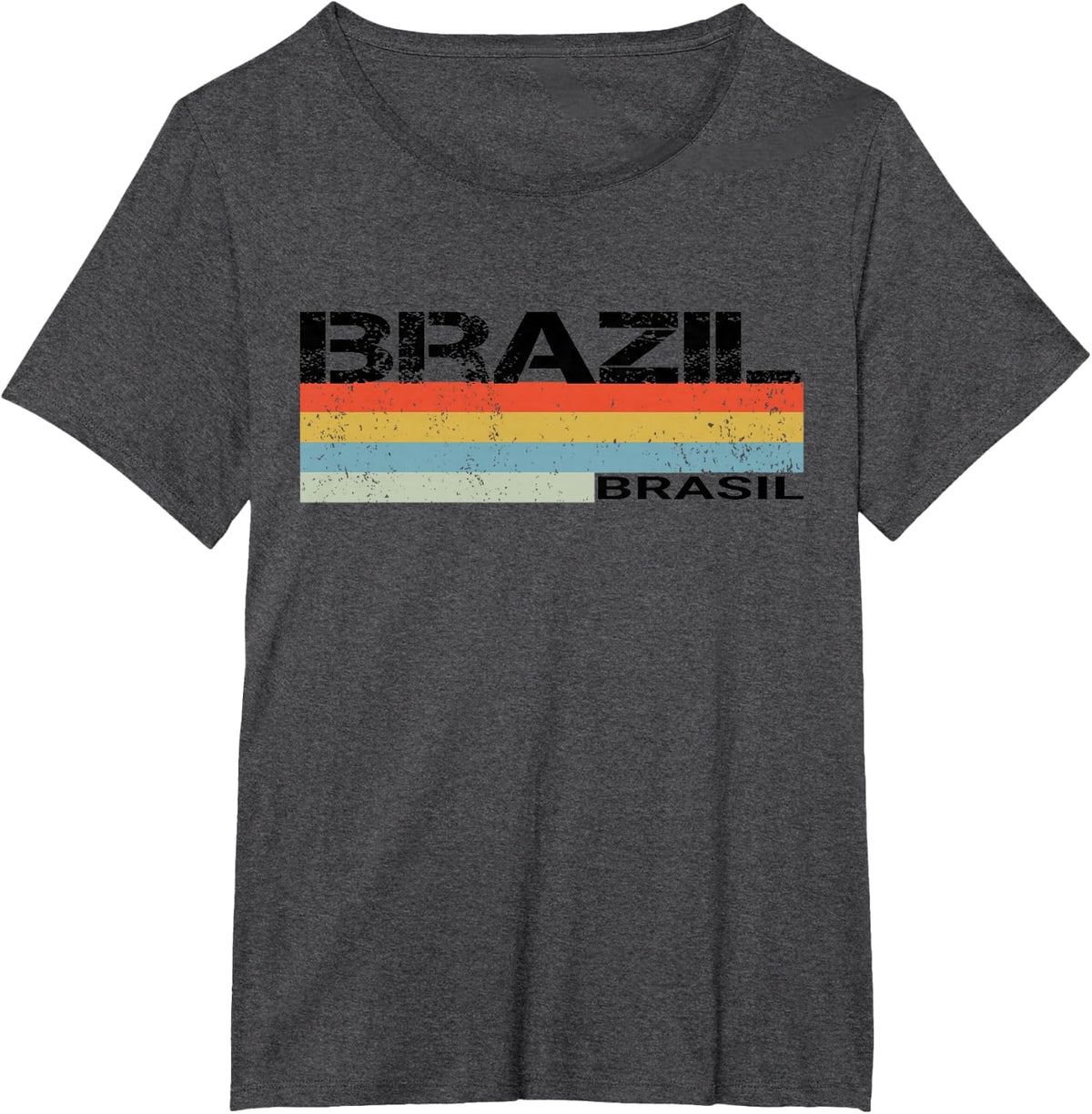 Brazil And Brazilian T-Shirt - Dark Heather Grey