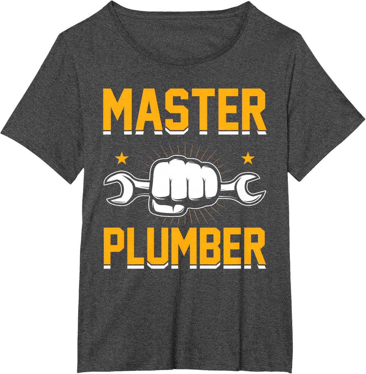 Master Plumber T-Shirt - Dark Heather Grey