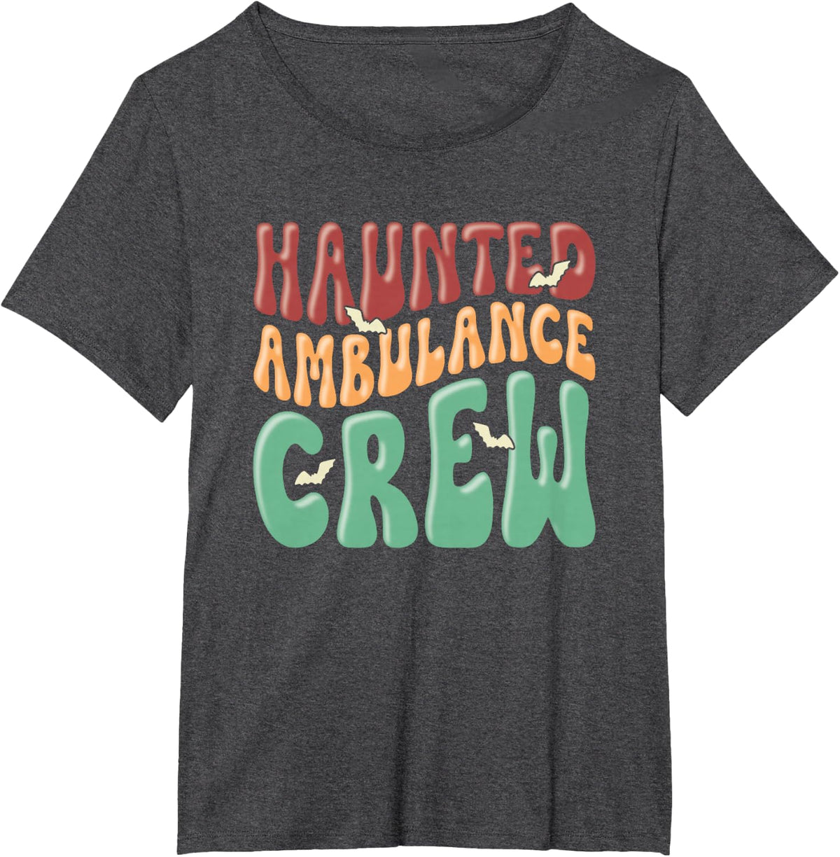 EMS EMT Paramedic Ambulance Halloween Emergency Department T-Shirt - Dark Heather Grey