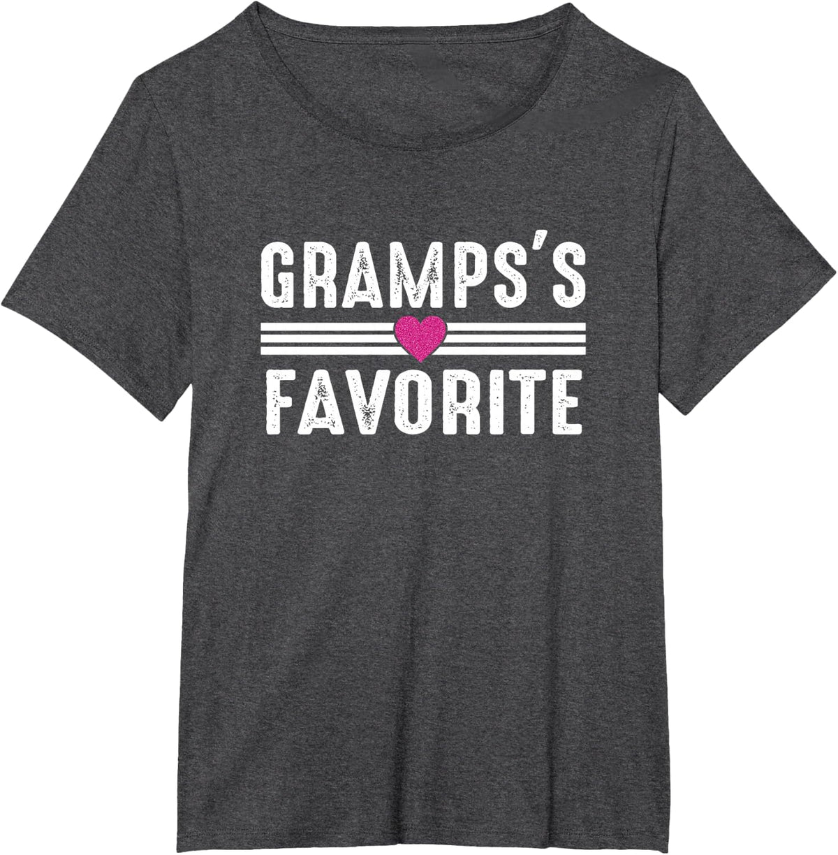 Gramps's Favorite T-Shirt - Dark Heather Grey