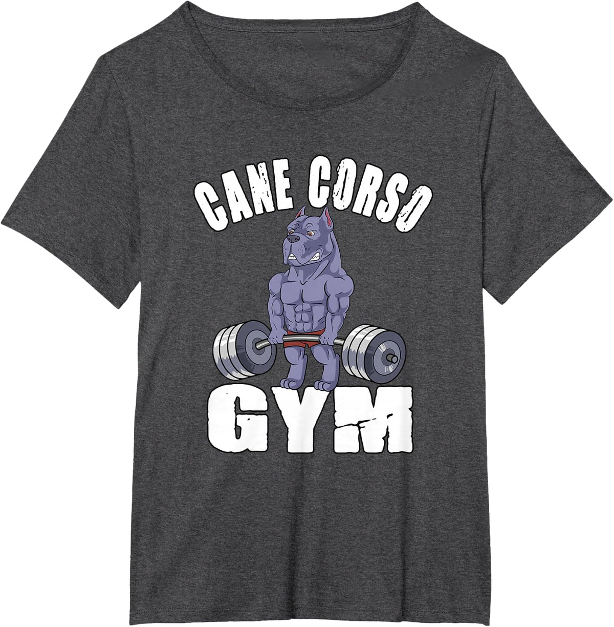 Cane Corso Fitness Muscle Training for Cane Corso Lovers T-Shirt - Dark Heather Grey