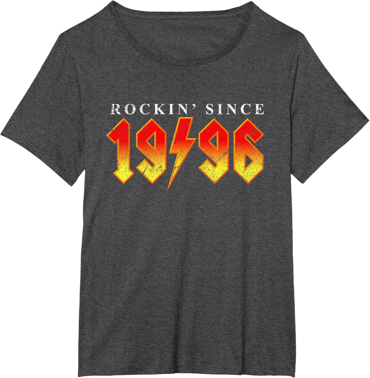Rocking Since 1996 Classic Rock 30 Year Old 30th Birthday T-Shirt - Dark Heather Grey
