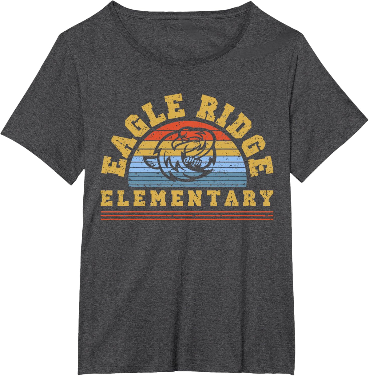Eagle Ridge Elementary Vintage T-Shirt - Dark Heather Grey
