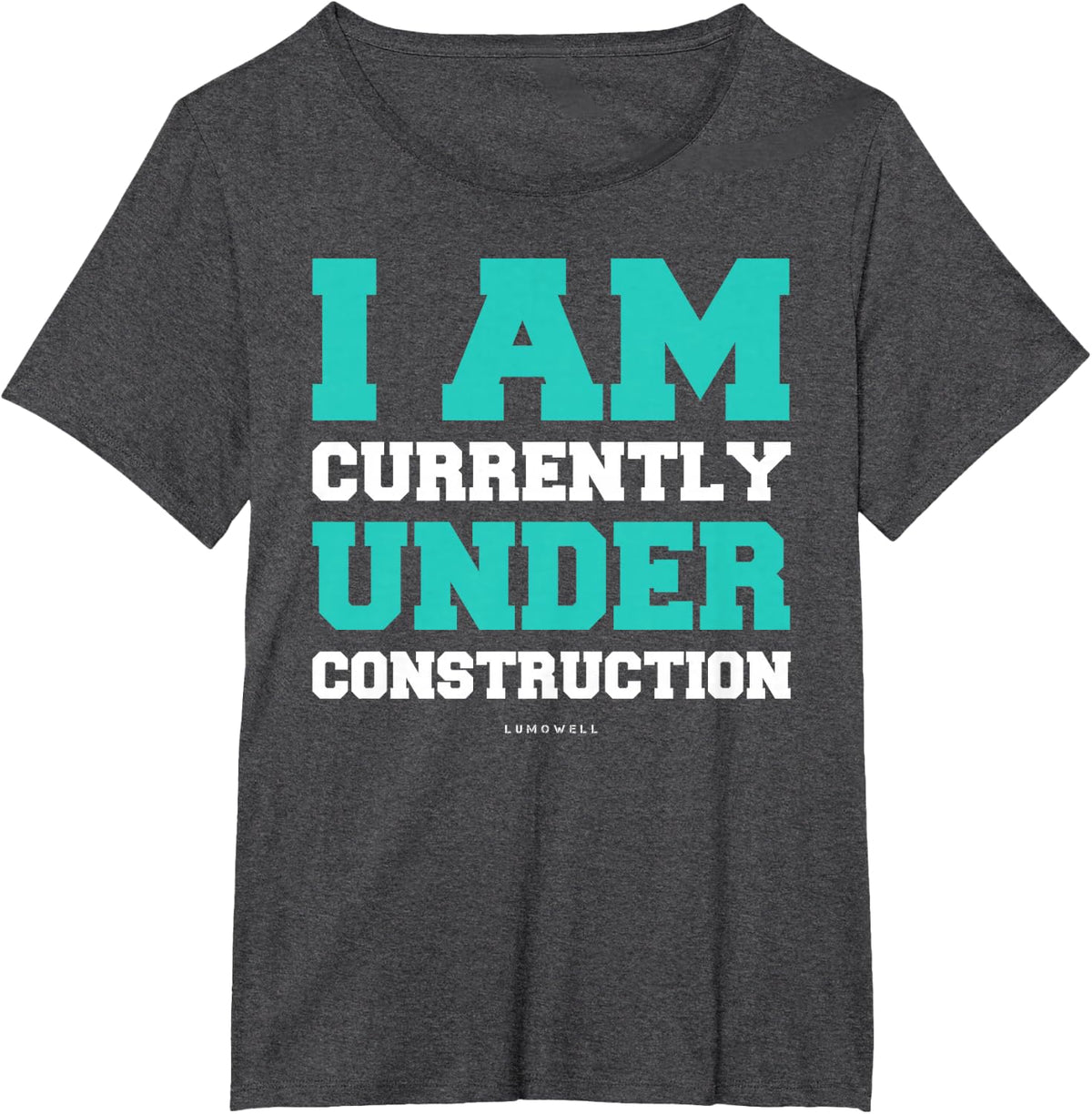 Funny Gym Shirts - I Am Currently Under Construction Shirt T-Shirt - Dark Heather Grey