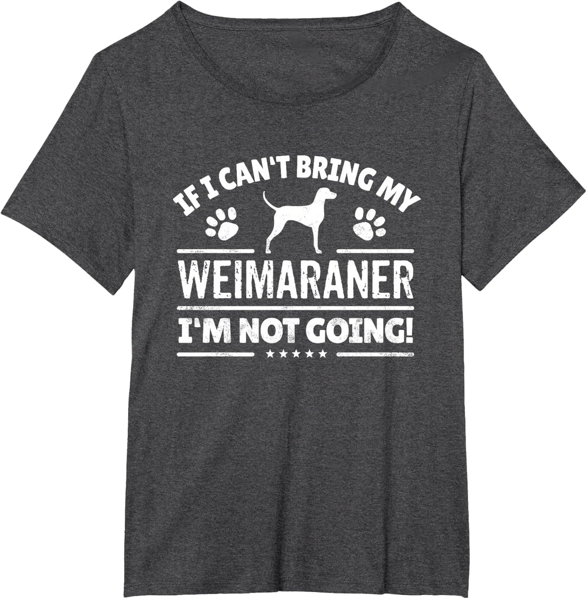 Weimaraner Owner T-Shirt - Dark Heather Grey