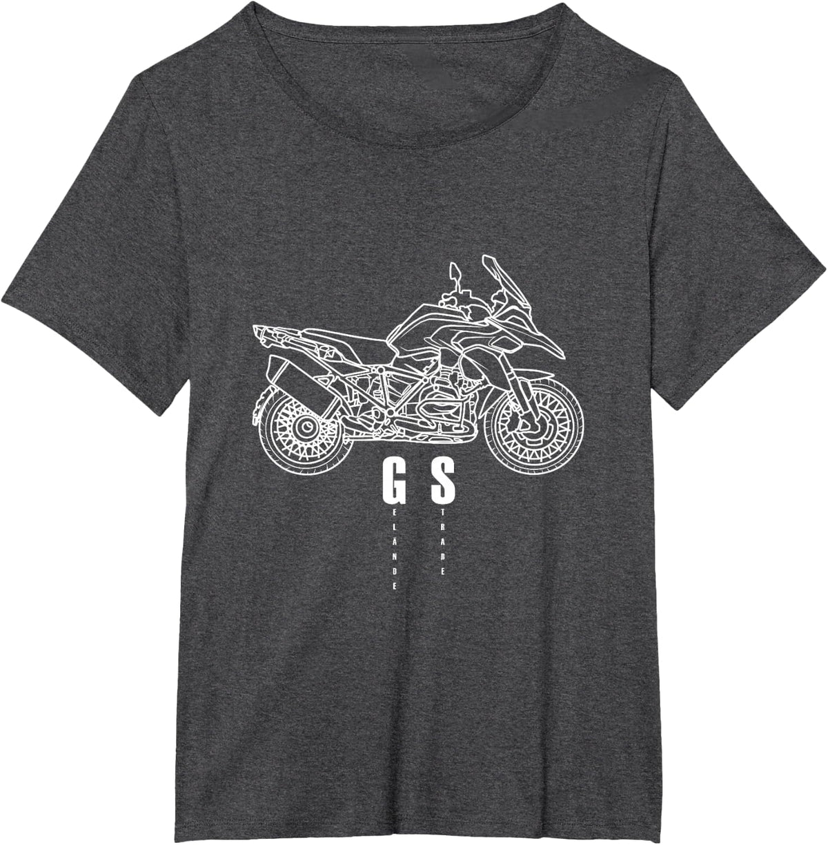 R1200GS Enduro Motorrad GS T-Shirt - Dark Heather Grey