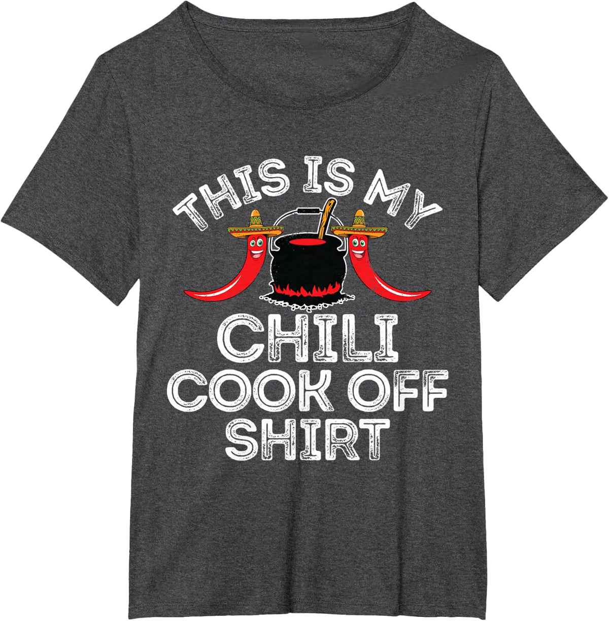 Funny Chili Cook Off Gift For Men Women Kids T-Shirt - Dark Heather Grey
