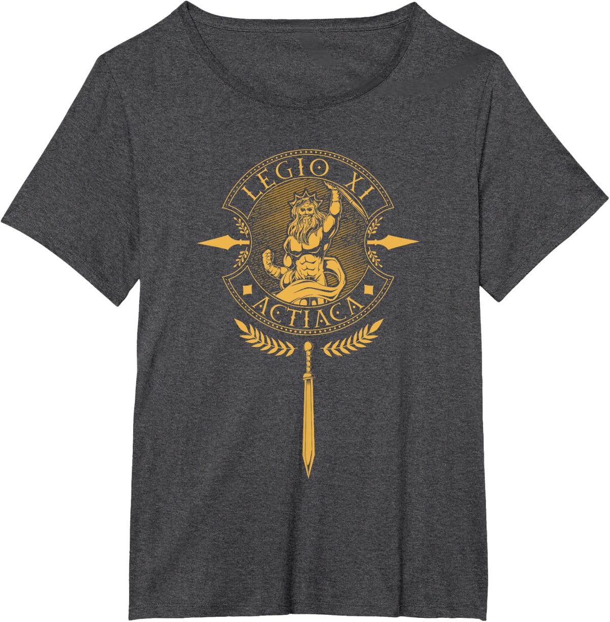 Legio XI Actiaca - Roman Legion T-Shirt - Dark Heather Grey