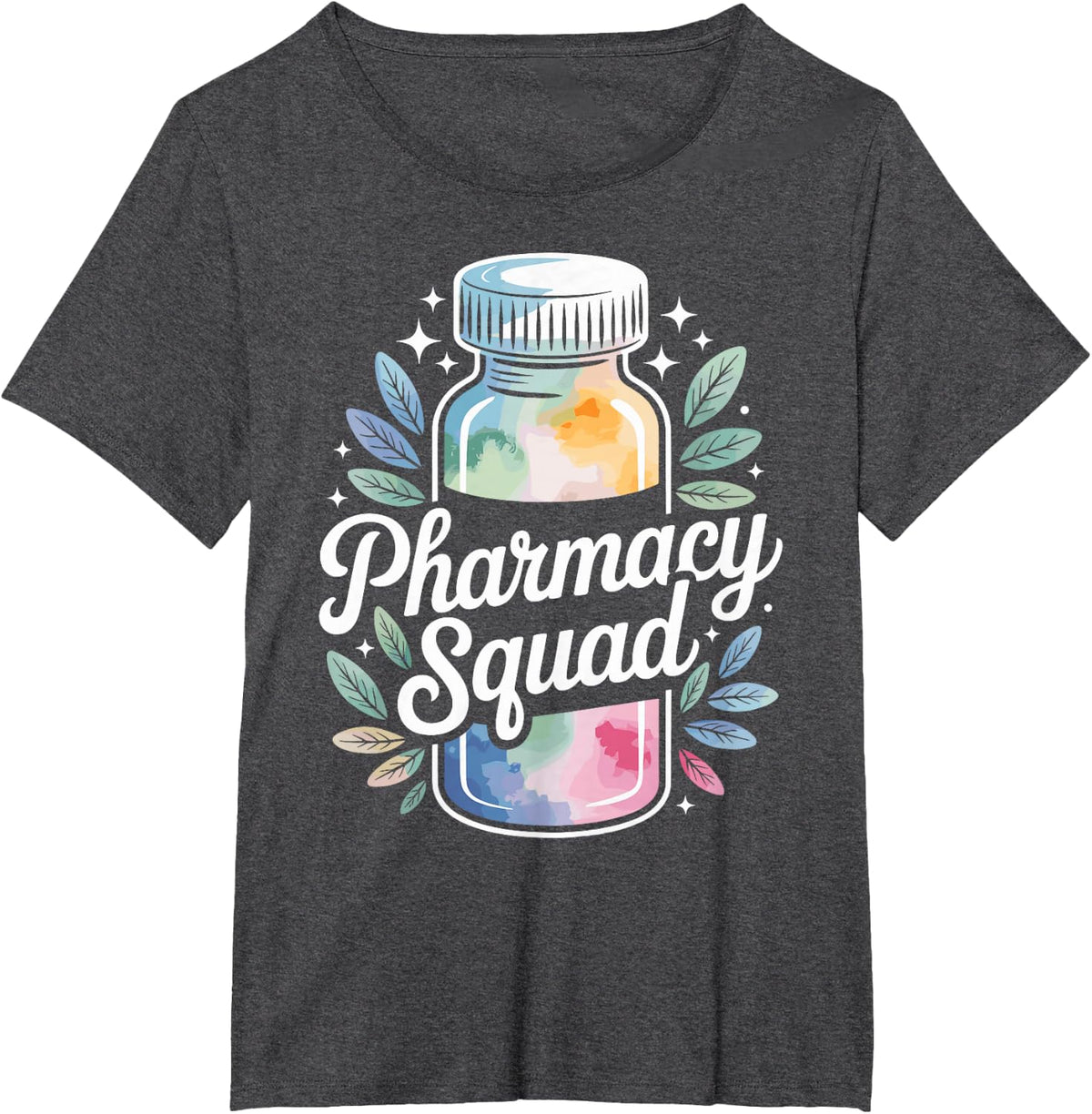Funny Pharmacy Squad T-Shirt - Dark Heather Grey
