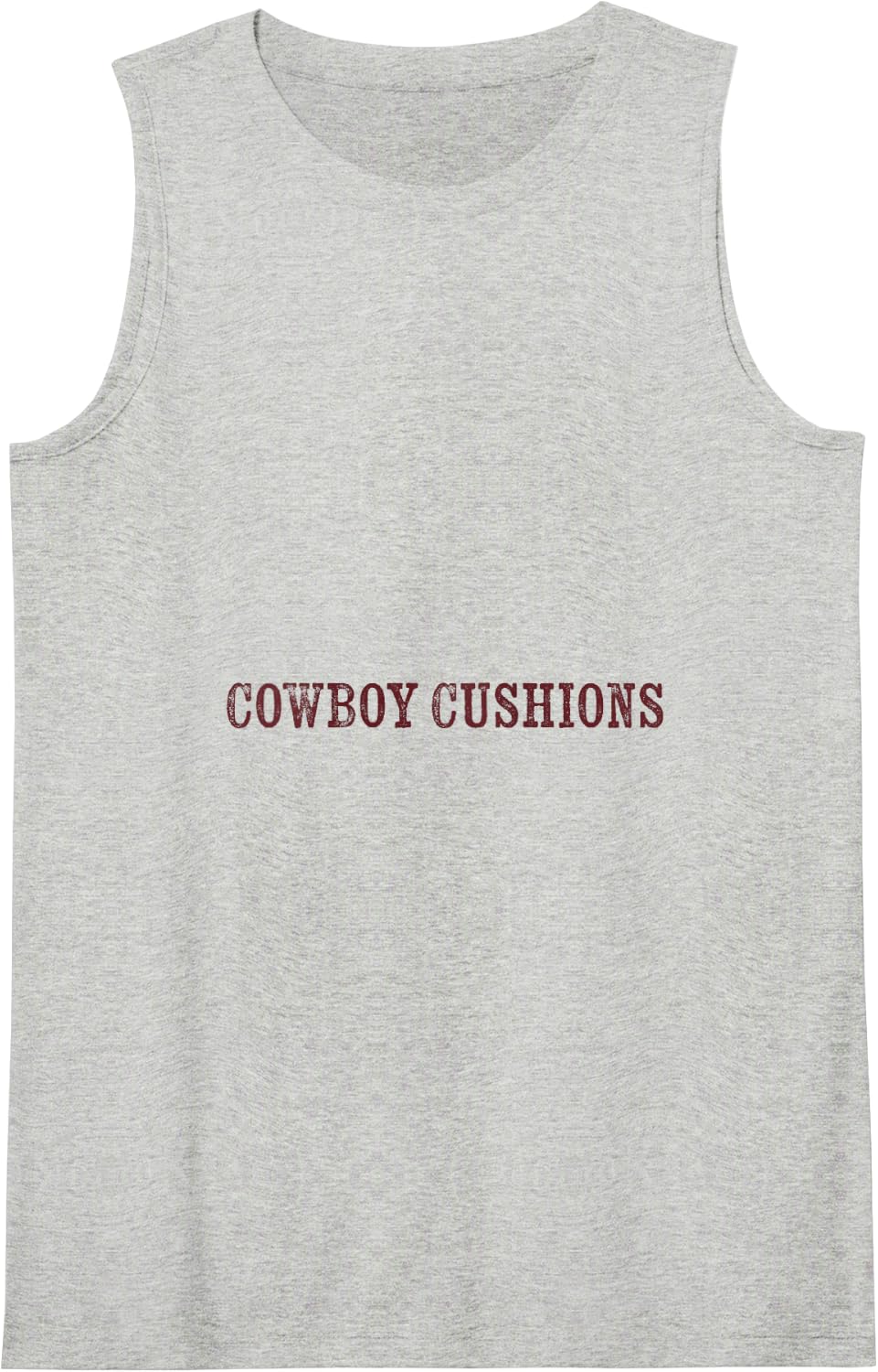 Cowboy Cushions | Country Girl | Funny Tank Top - Heather Grey