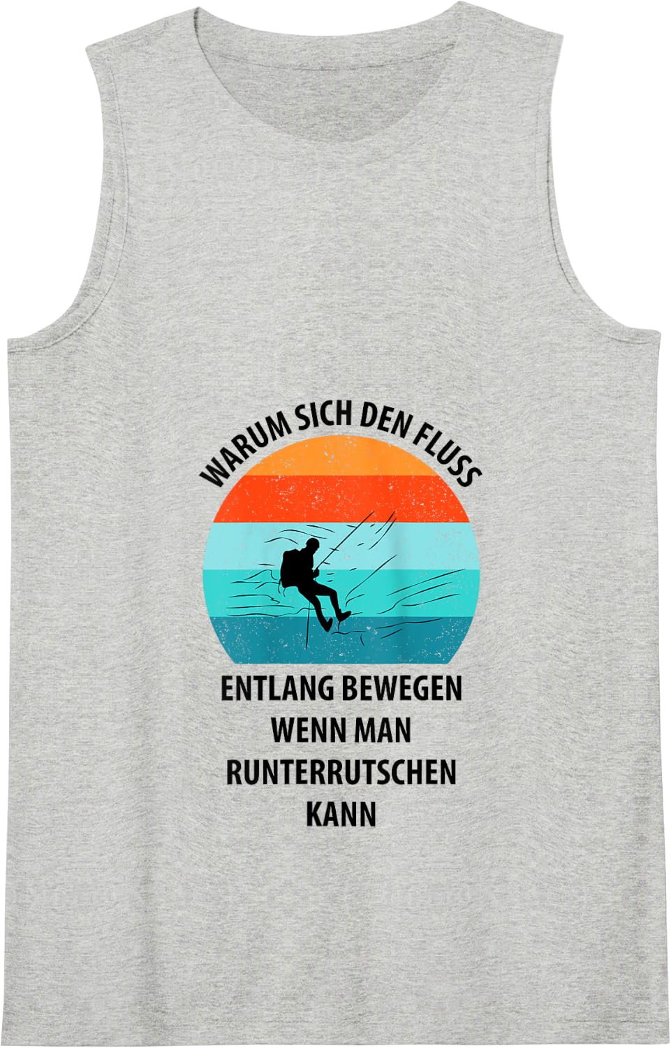 Canyoning Extreme Canyoning Gorges Hiking Tank Top - Heather Grey