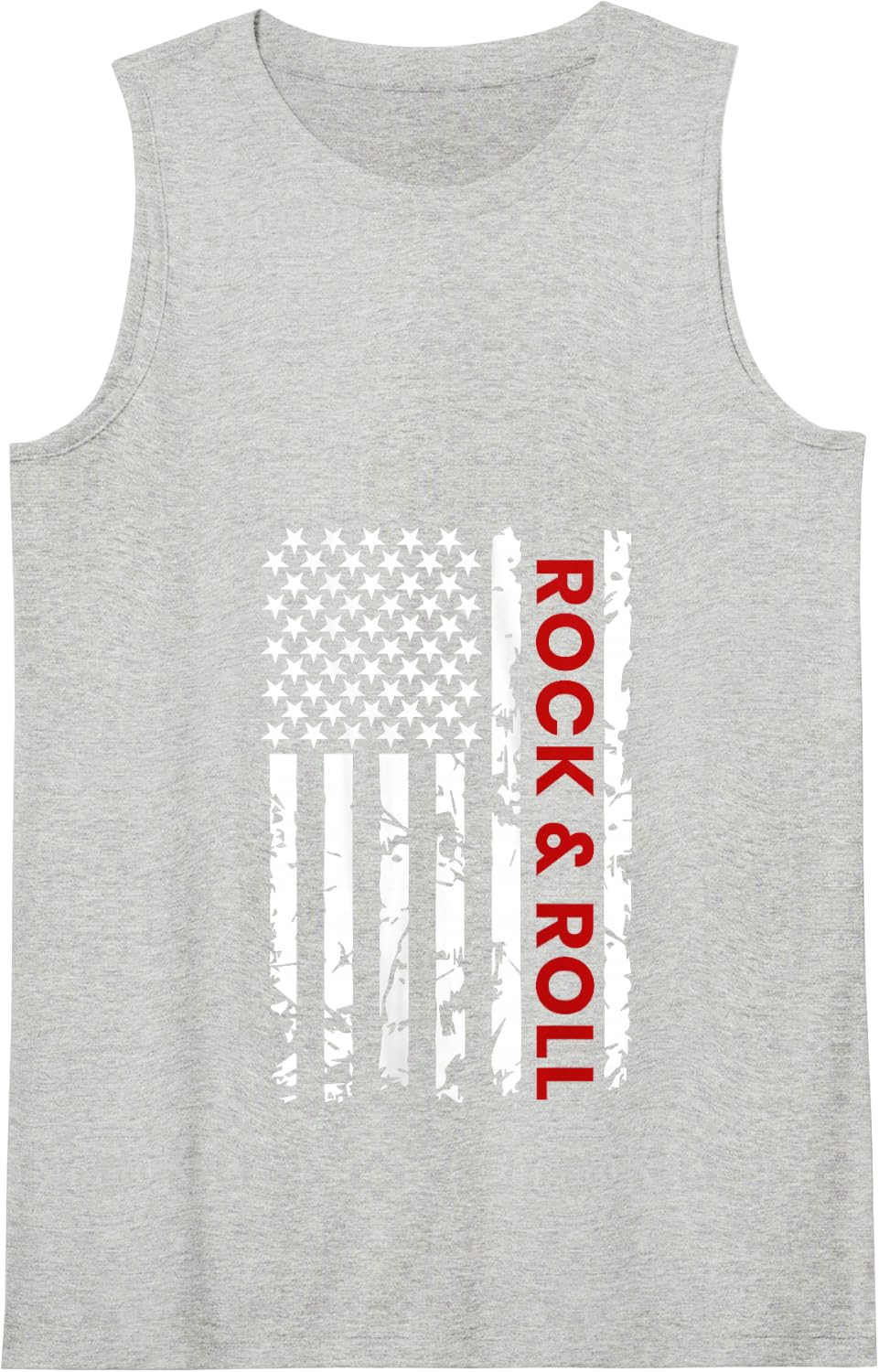 Rock And Roll Tank Top - Heather Grey