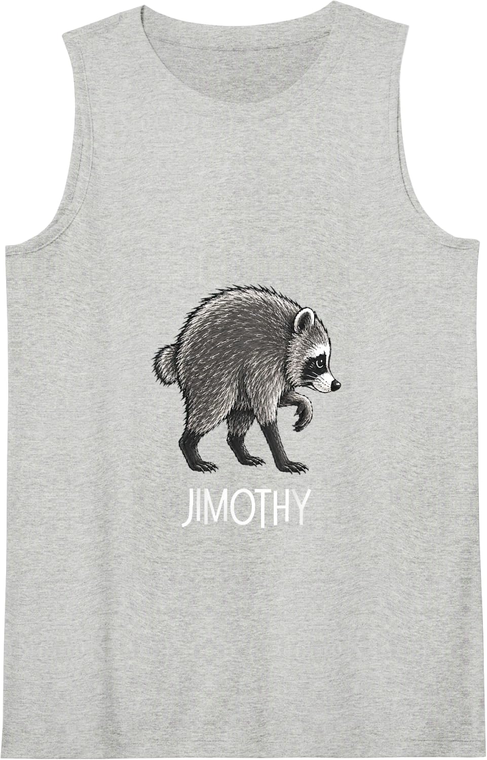 Jimothy Raccoon Cute Trash Panda Viral Animal Lover Gift Tank Top - Heather Grey
