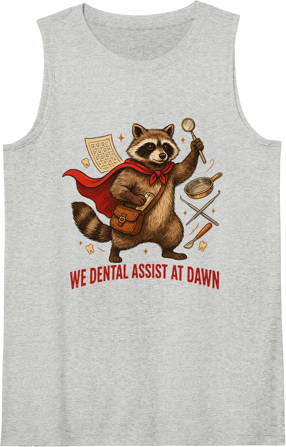 Prosthodontic Assistant Prosthodontics Dental Auxiliary Tank Top - Heather Grey