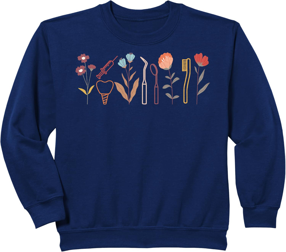 Dental Assistant Dental Assisting Dental Assistants Sweatshirt - Navy Blue