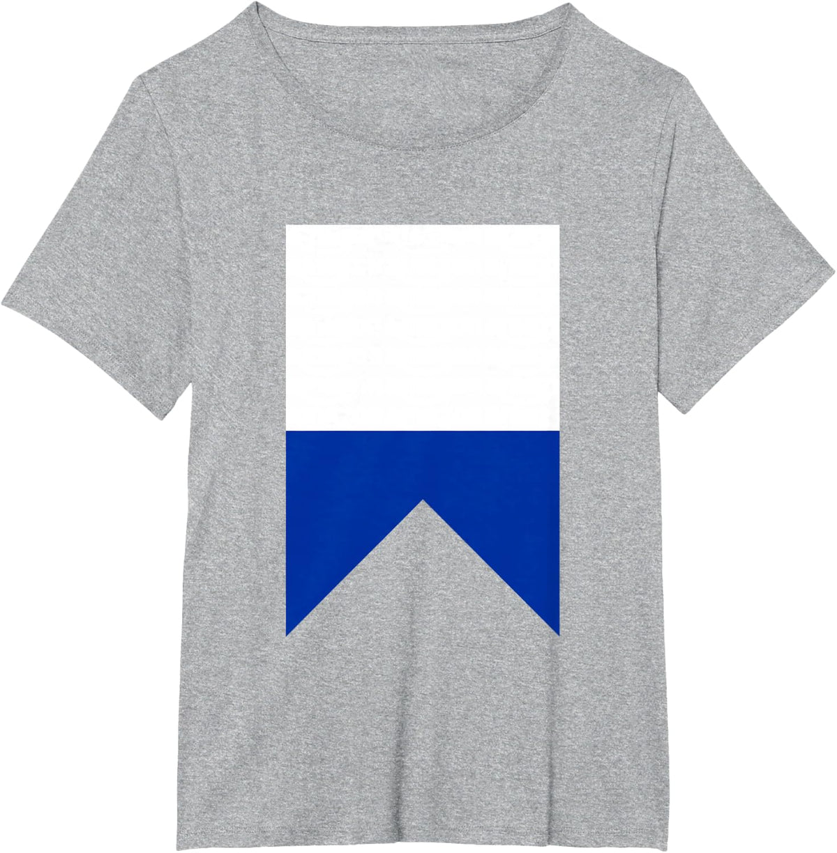 Diver Down Alpha Signal Flag Scuba Diving Nautical Maritime T-Shirt - Heather Grey