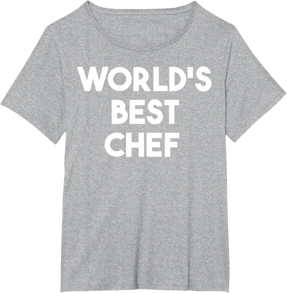 World's Best Chef T-Shirt - Heather Grey